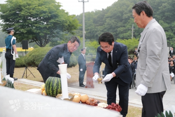 오세현 아산시장, 제69주기 전사경찰관 추모제