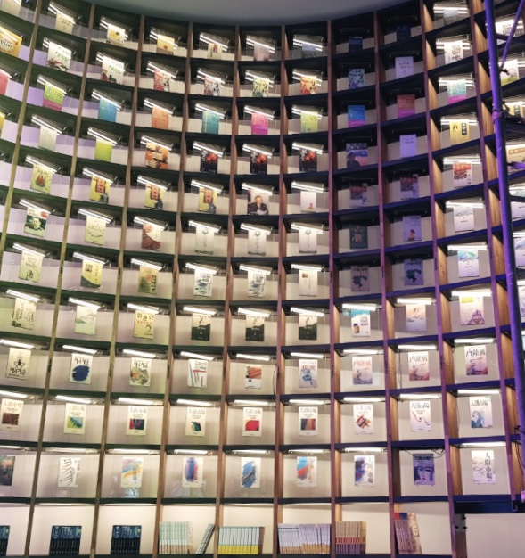 김홍신문학관 작가 저서 설치 사진