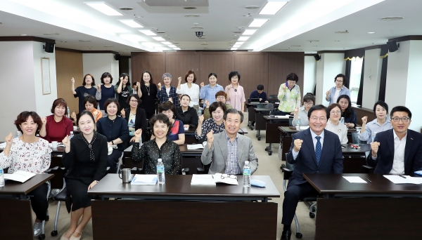 인구주택총조사 시험조사 조사원 교육 모습