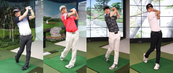 ‘2019 삼성증권 GTOUR 3차’ 결선 대회 주요 선수 (좌측부터) 박태석, 염돈웅, 최민욱, 하기원