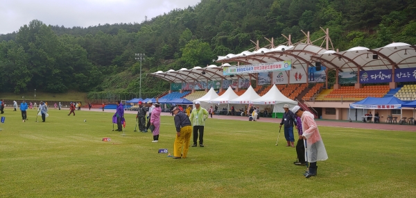 충남도자시기 전국그라운드 골프대회 성료