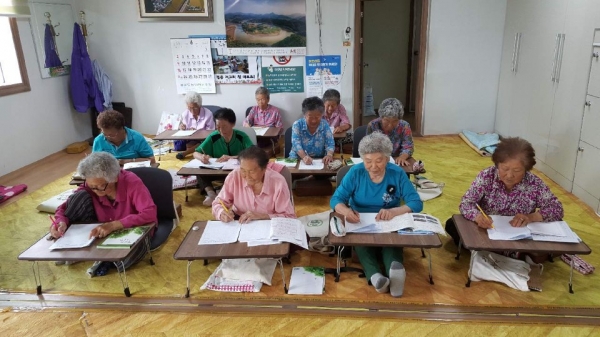 2019 어르신 한글 백일장 개최 모습