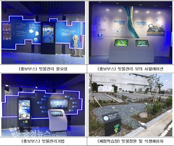 친환경 빗물관리 홍보시설(행복도시 홍보관 내 설치)