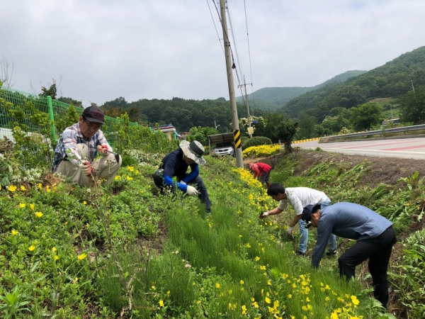 아산시 대중교통과, 자매결연마을 농촌일손돕기 실시