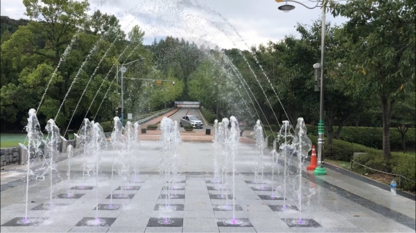 대청공원 바닥분수