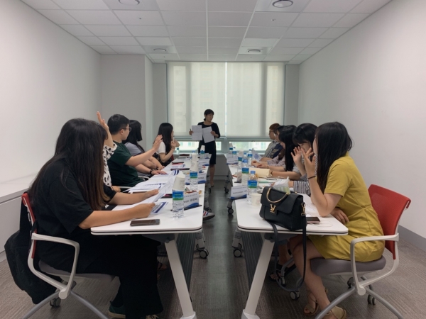 예산형 청년일자리 취업 지원 및 역량강화 교육 모습