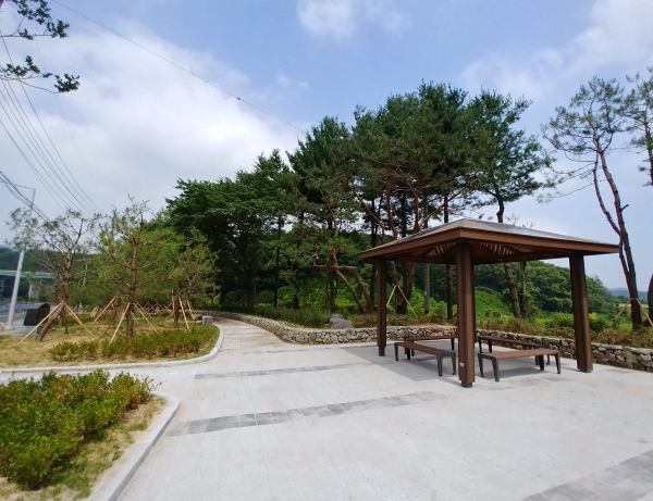 신상동 쌈지공원 조성 모습