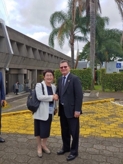 박정현 대덕구청장과 마빈 로드리게즈 커데로 코스타리카 제2부통령