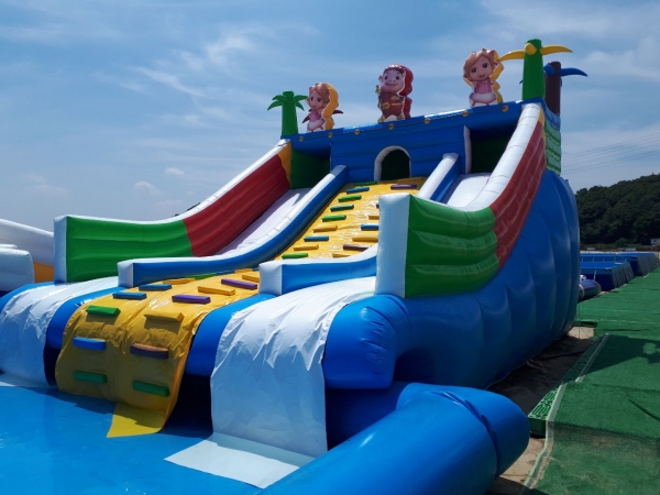 당진화력, 왜목해수욕장에 야외물놀이 시설 지원