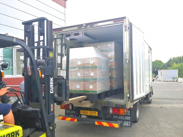 서천군 한산모시 송편 미국 시카고 수출