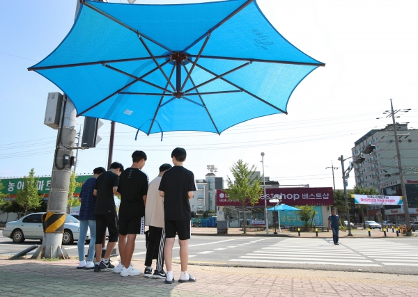 폭염대비 그늘막 추가설치