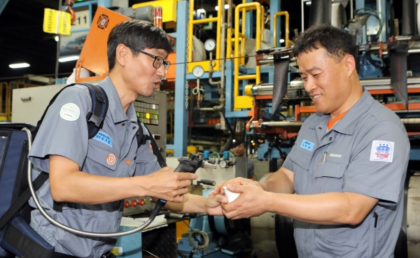 한국타이어앤테크놀로지 혹서기 극복 워터보이 이벤트.