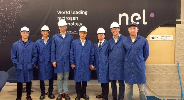 넬 수소생산설비 수전해 공장 방문