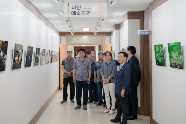 공주시의회 시민예술공간 다섯 번째 전시회