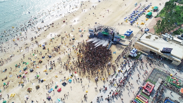 머드축제기간 대천해수욕장