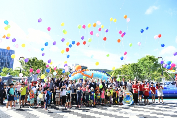 물놀이장 개장 모습