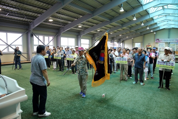 서천군, 노인생활체육대회 개최 모습