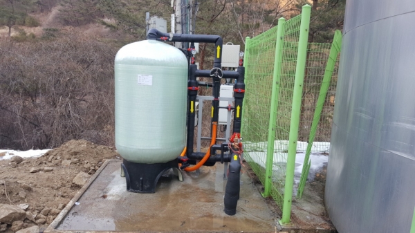 우라늄 수돗물 조치 관련 사진(우라늄 제거장치)