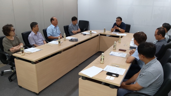 온양온천시장 복합지원센터 건립 사업추진협의회 회의