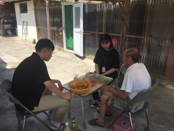 계룡시노인복지관, 하계청소년 자원봉사학교 진행 모습
