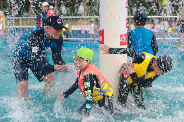 신정호물놀이장 모습