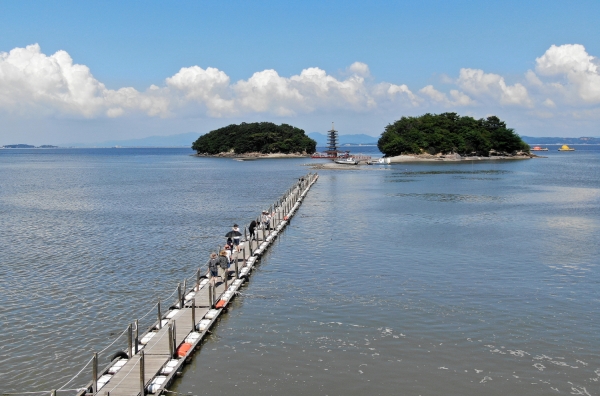 안면암 항공촬영 모습