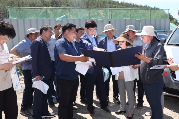 정낙춘 보령부시장, 원산도 권역 정책 개발 현장 점검