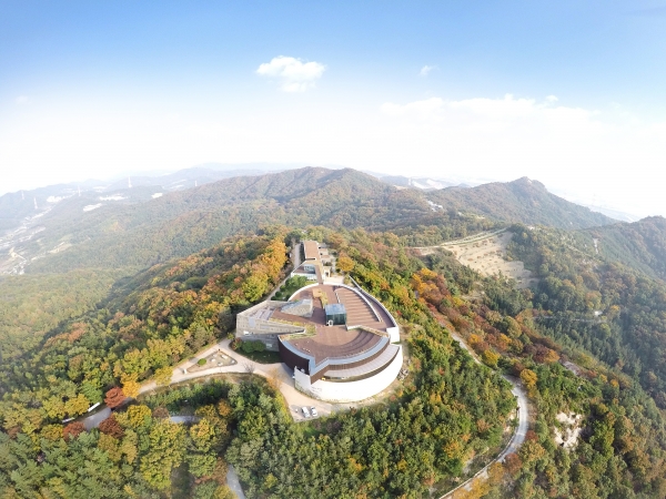 영인산 산림박물관 항공사진