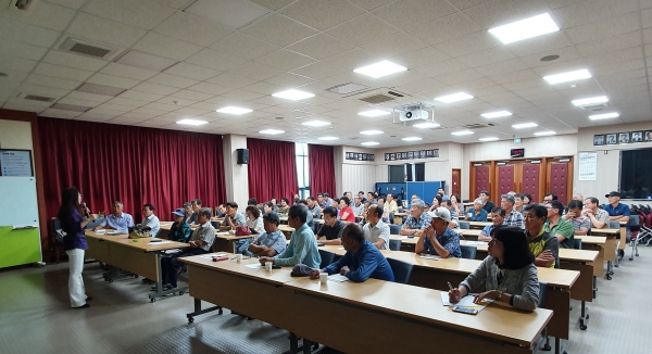 청양군 왕대추 재배농업인 교육 실시 모습