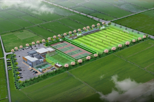 둔포 공공하수처리시설 증설 조감도(예정)