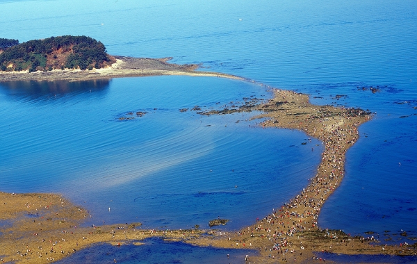 무창포 신비의 바닷길 전경