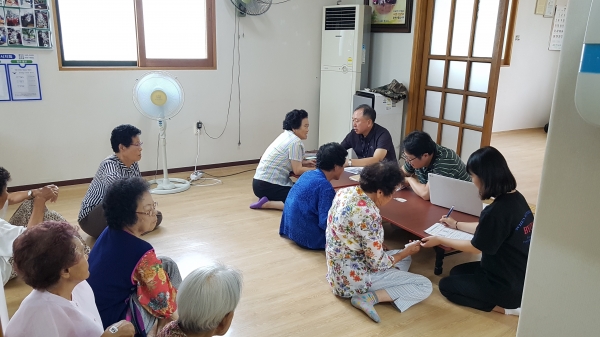 찾아가는 무료 노인결핵검진 진행