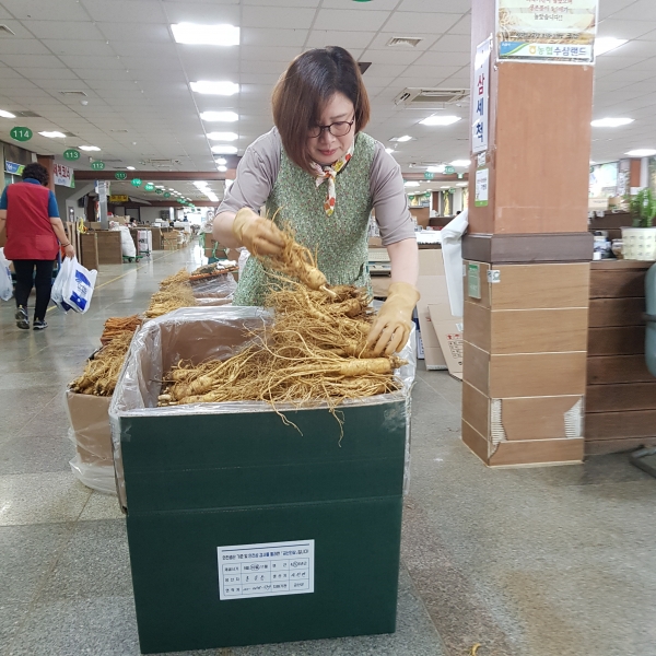 GAP 안전인삼 녹색박스 유통