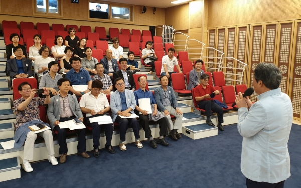 공주 국립충청국악원 유치위 답사 및 홍보활동 모습