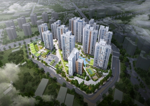 한화건설, 포레나 천안 두정 조감도