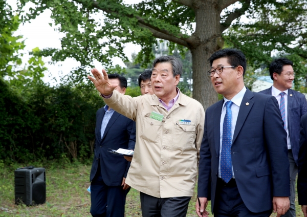 충남교직원 휴양시설 건립을 위한 현장방문
