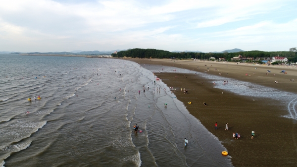 춘장대해수욕장 전경