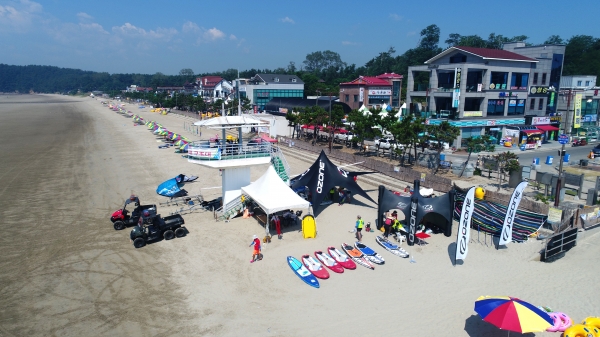 춘장대해수욕장 전경