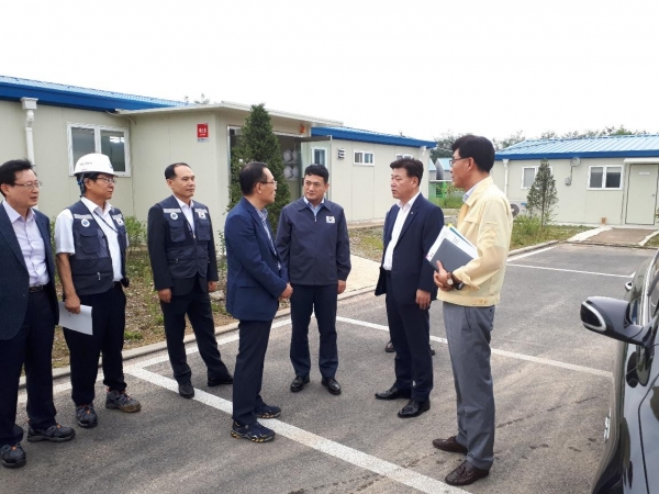 김경욱 차관 서북~성거 국도대체우회도로 건설공사 현장방문