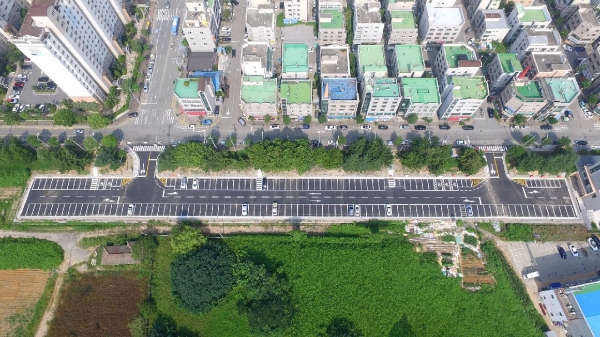 복운3리 공영주차장 조성 후 사진