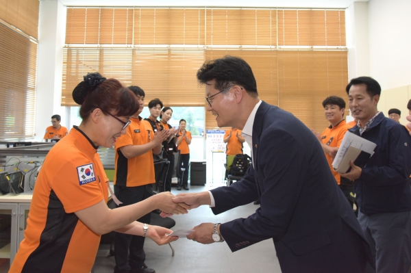 추석명절 위문방문_공주소방서 방문