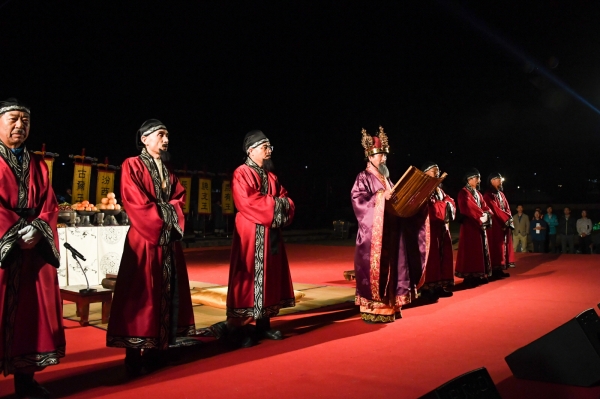 백제문화제 정도고유제 장면