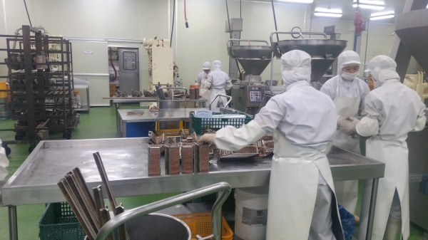 금성농공단지 입주업체 생산 공정 모습