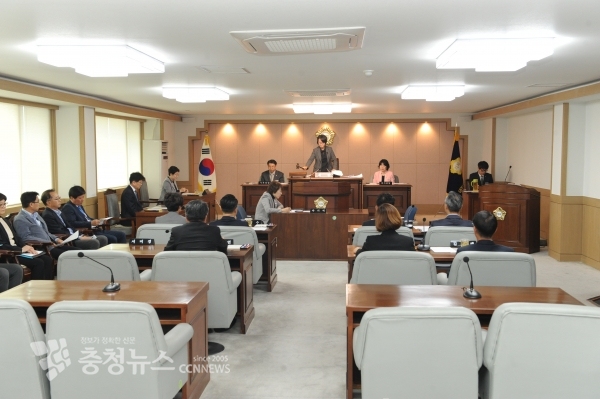 대덕구의회 본회의장 모습