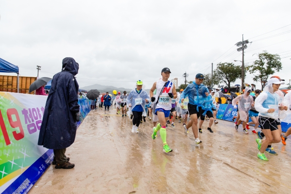 2019 청양 칠갑산 전국마라톤대회 모습
