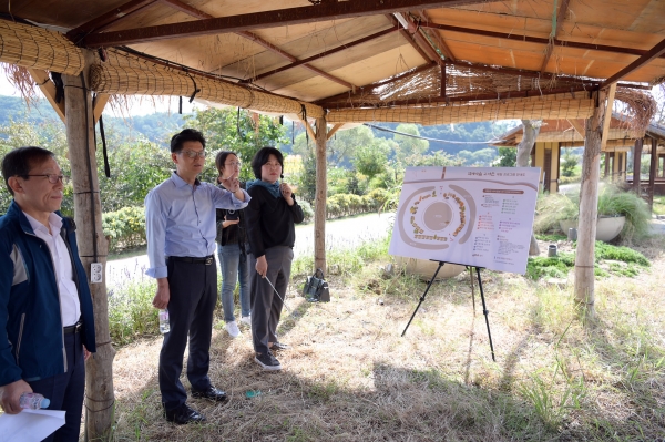 제65회 백제문화제 최종 현장점검에 나선 김정섭 시장