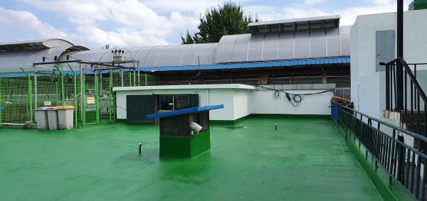 대전도매시장 옥상방수공사 준공 후 모습