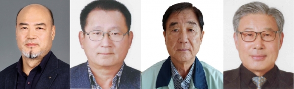 제36회 천안시민의 상을 수상한 왼쪽부터 박진균, 심영섭, 최계열, 이종석씨.