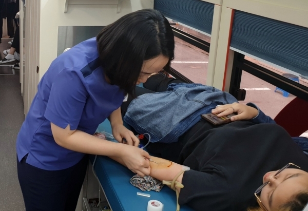 사랑나눔 헌혈행사 개최 모습