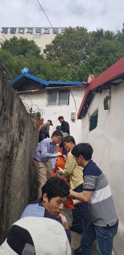 재해복구활동 모습